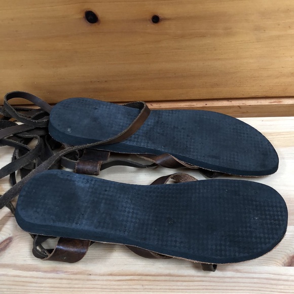 Anay Pe Gladiator Leather Sandals Handmade in Guanajuato Mexico 9 - Picture 6 of 9